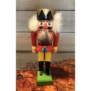 Christmas Nutcracker Erzgebirge Made in Germany Used